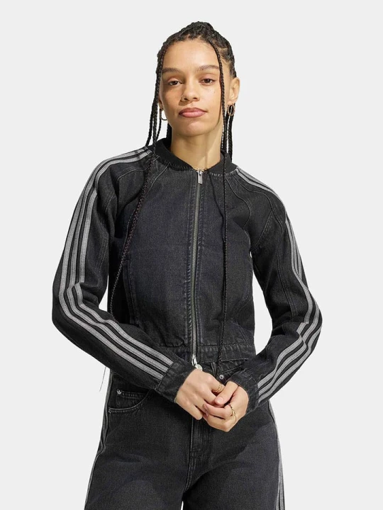 Zdjęcie produktu adidas Kurtka dżinsowa w kolorze czarnym rozmiar: S
