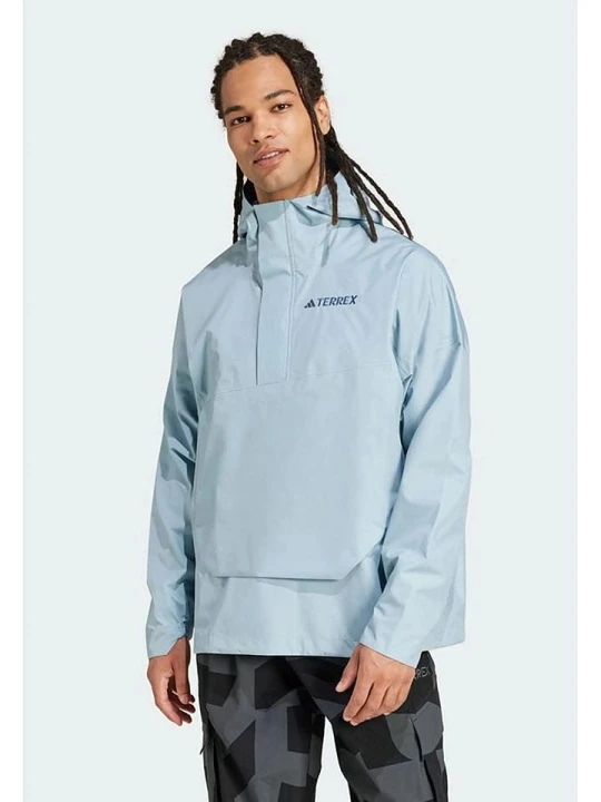 Zdjęcie produktu adidas Kurtka funkcyjna "Terrex Xploric 2.5L Climaproof" w kolorze błękitnym rozmiar: XS