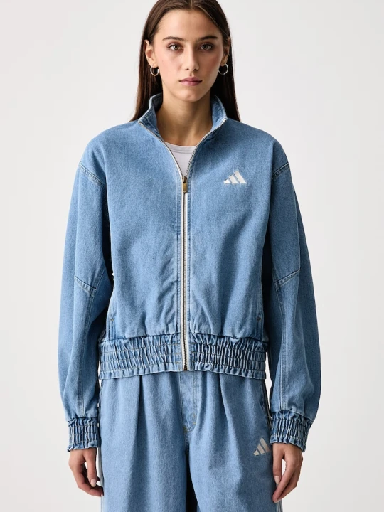 Zdjęcie produktu adidas kurtka jeansowa damska bawełniana Denim Pack niebieski