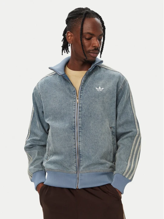 Zdjęcie produktu adidas Kurtka jeansowa Firebird Adicolor KS4970 Niebieski Loose Fit
