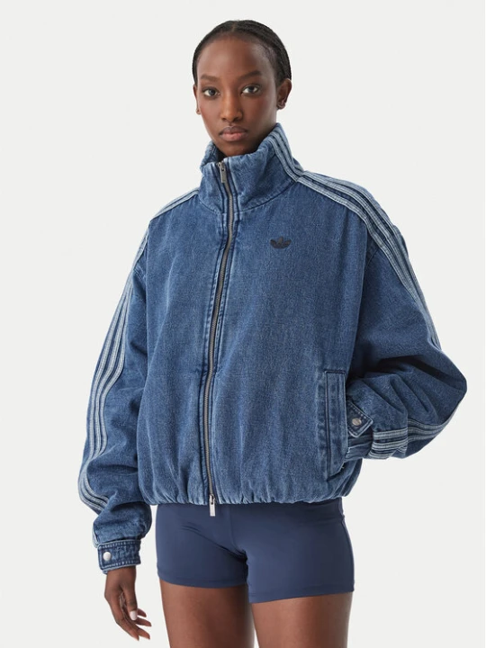 Zdjęcie produktu adidas Kurtka jeansowa Firebird Jacket KT4232 Niebieski Regular Fit