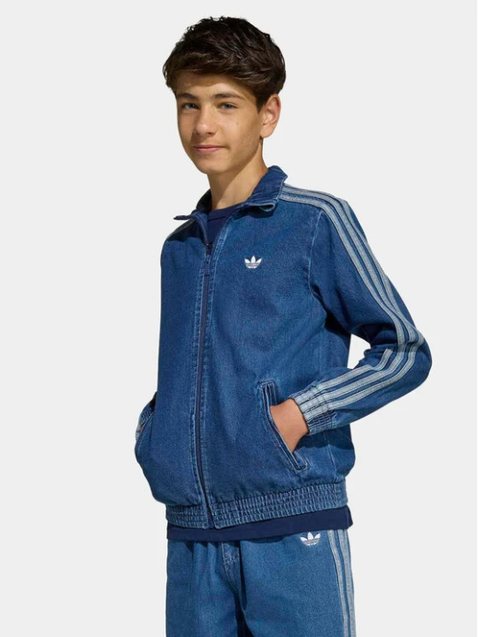 Zdjęcie produktu adidas Kurtka jeansowa Firebird KE2849 Niebieski Loose Fit