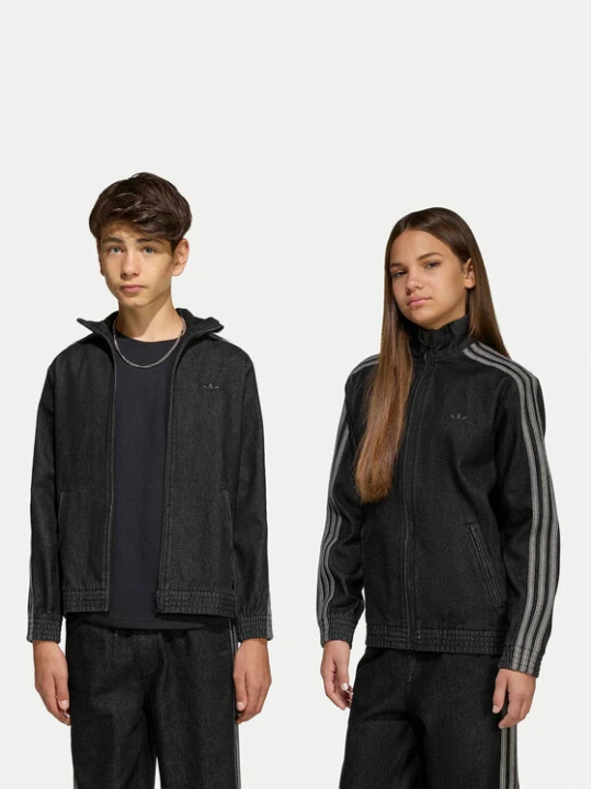 Zdjęcie produktu adidas Kurtka jeansowa Firebird KE2965 Czarny Loose Fit