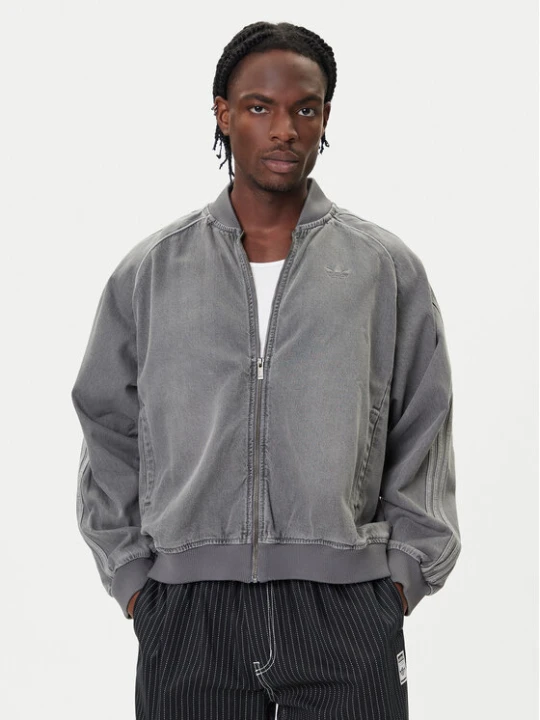 Zdjęcie produktu adidas Kurtka jeansowa SST adicolor JW5915 Szary Loose Fit