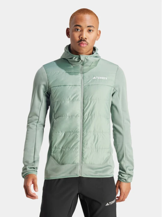 Zdjęcie produktu adidas Kurtka outdoor Terrex Multi Hybrid IM8107 Zielony Regular Fit