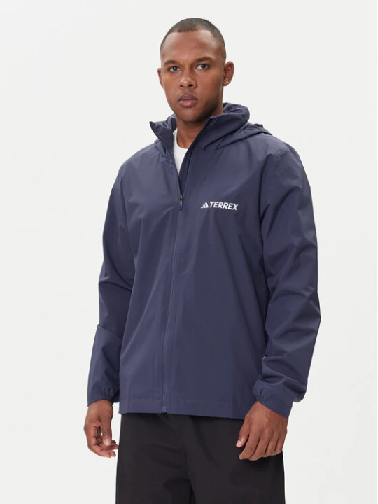 Zdjęcie produktu adidas Kurtka przeciwdeszczowa Multi Essentials 2L Rain JY0477 Granatowy Regular Fit
