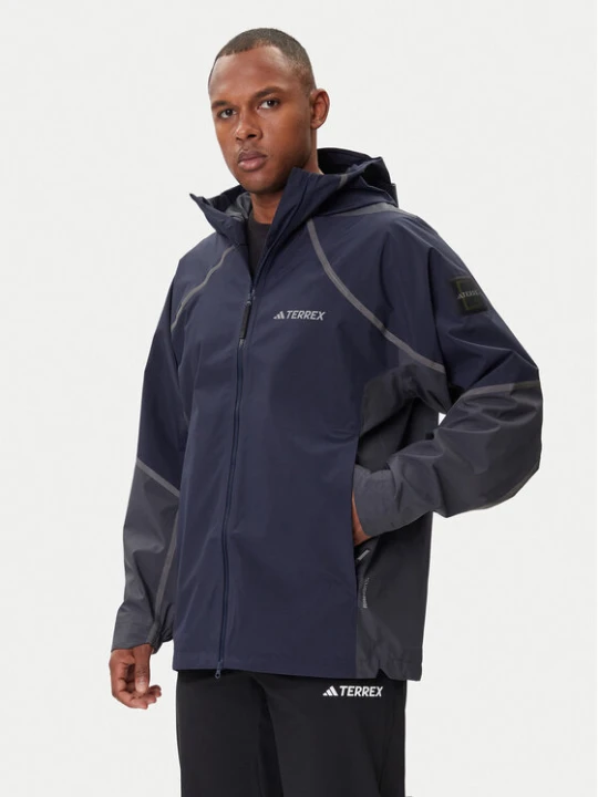 Zdjęcie produktu adidas Kurtka przeciwdeszczowa Nat Geo Climaproof KC2343 Granatowy Loose Fit