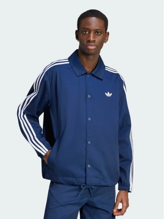 Zdjęcie produktu adidas Kurtka przejściowa 3 Stripes Coaches Jacket KE4174 Granatowy Regular Fit