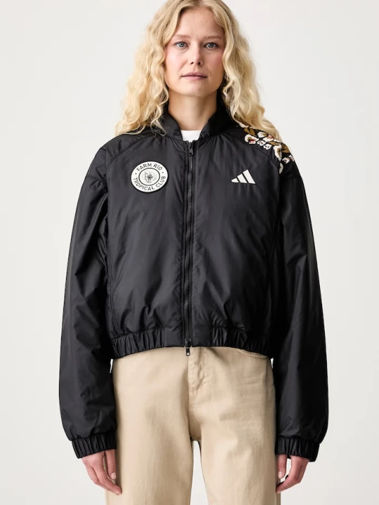 Zdjęcie produktu adidas kurtka przejściowa damska x Farm Rio czarny