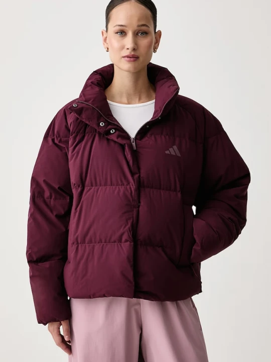 Zdjęcie produktu adidas kurtka puchowa damska bordowy