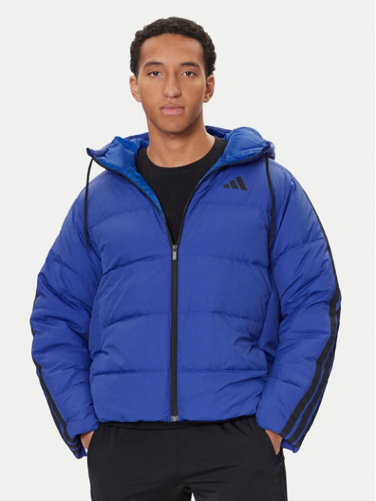 Zdjęcie produktu adidas Kurtka puchowa Essentials Climawarm 3-Stripes JW9099 Niebieski Regular Fit