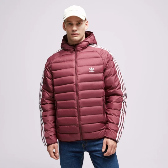Zdjęcie produktu Adidas Kurtka Puchowa Pad Hooded Puff bordowy