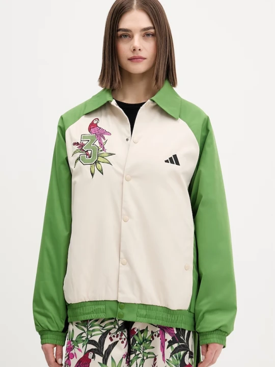 Zdjęcie produktu adidas kurtka x Farm Rio zielony