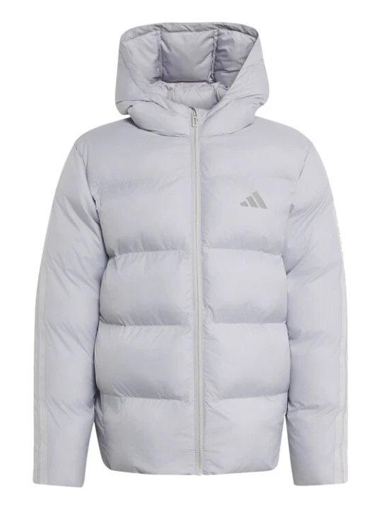 Zdjęcie produktu adidas Kurtka zimowa 2 Stripes Synthetic Down KQ6185 Szary Regular Fit