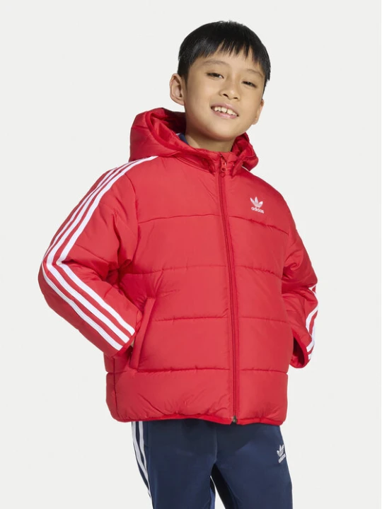 Zdjęcie produktu adidas Kurtka zimowa adicolor JV8550 Czerwony Loose Fit