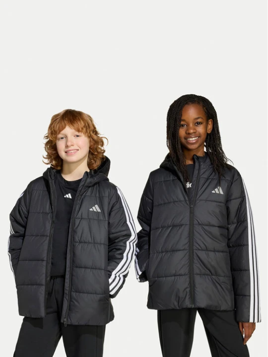Zdjęcie produktu adidas Kurtka zimowa Essentials 3-Stripes JL7402 Czarny Regular Fit
