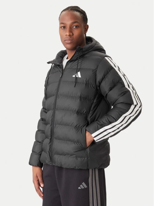 Zdjęcie produktu adidas Kurtka zimowa Essentials Climawarm 3-Stripes JM8355 Czarny Regular Fit