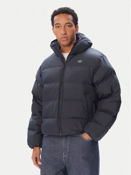 Zdjęcie produktu adidas Kurtka zimowa Hooded Regen KS4143 Szary Regular Fit