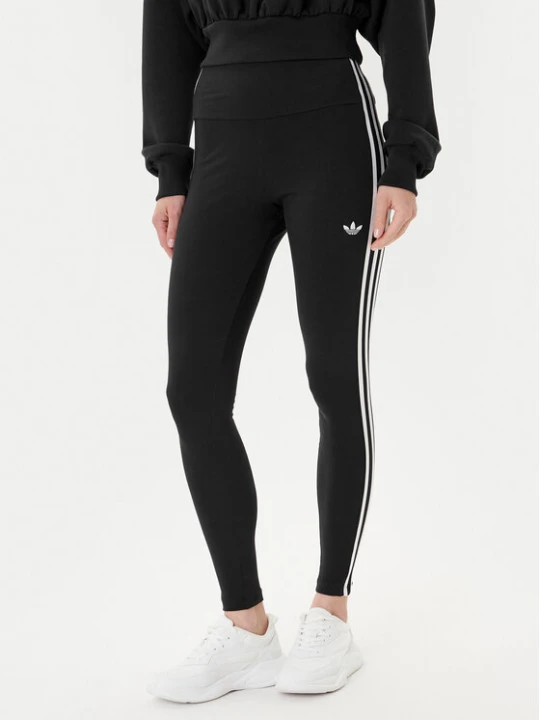 Zdjęcie produktu adidas Legginsy adicolor 3-Stripes JX5242 Szary Slim Fit