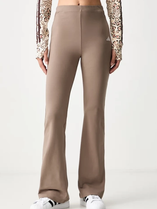 Zdjęcie produktu adidas legginsy damskie bawełniane z elastanem Soft Lux beżowy