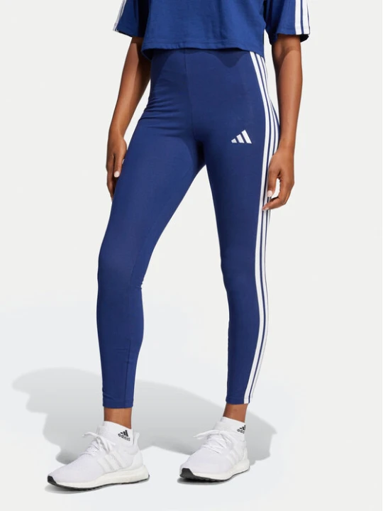 Zdjęcie produktu adidas Legginsy Essentials 3-Stripes JE0067 Granatowy Slim Fit
