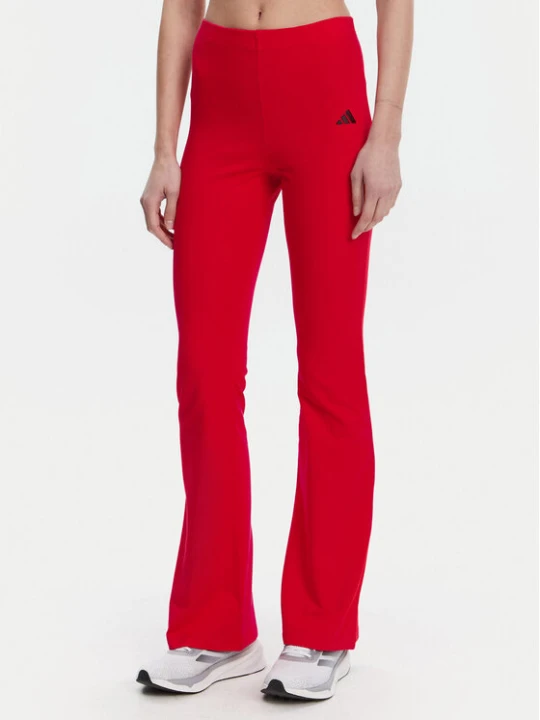Zdjęcie produktu adidas Legginsy Essentials Small Logo JD3074 Czerwony Flare Fit