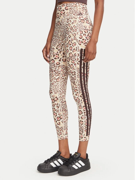 Zdjęcie produktu adidas Legginsy Farm Rio Optime KR0231 Beżowy jasny Slim Fit