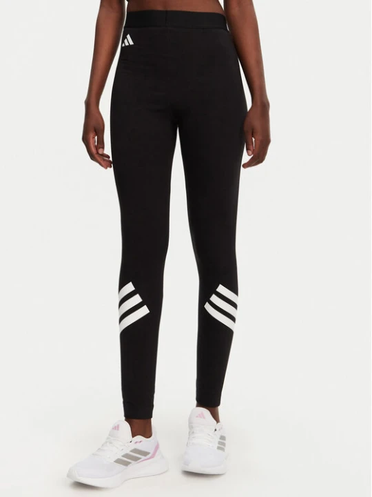 Zdjęcie produktu adidas Legginsy Future Icons 3-Stripes JE0215 Czarny Slim Fit