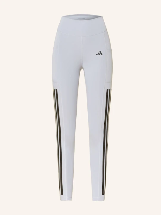 Zdjęcie produktu Adidas Legginsy Optime 3-Stripes Full Length grau JASNOCZARY