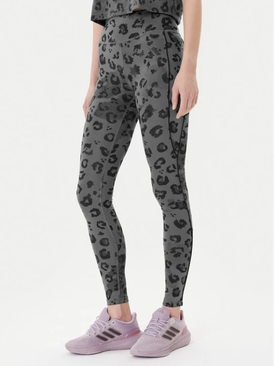 Zdjęcie produktu adidas Legginsy Optime Essentials JN2650 Szary Slim Fit