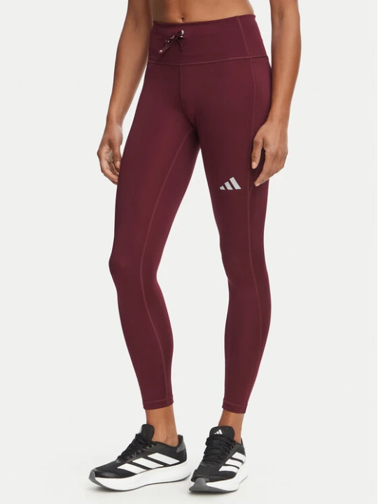 Zdjęcie produktu adidas Legginsy Run Essentials Full Length Leggings KQ8195 Bordowy Slim Fit
