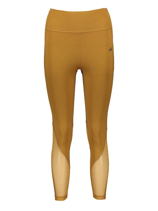 Zdjęcie produktu adidas Legginsy sportowe "TRLD" w kolorze jasnobrązowym rozmiar: XS