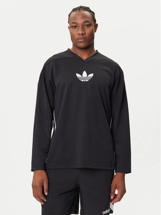 Zdjęcie produktu adidas Longsleeve adicolor Mesh JY1307 Czarny Regular Fit