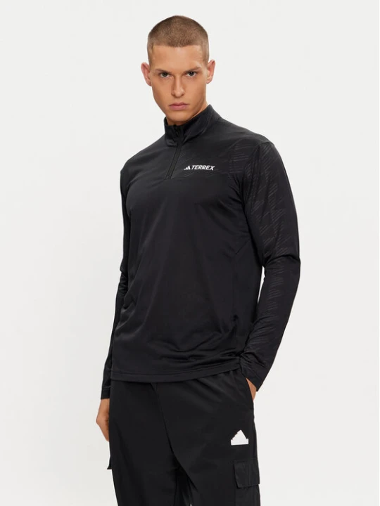 Zdjęcie produktu adidas Longsleeve Terrex Multi Half-Zip Long-Sleeve Top HT9501 Czarny Slim Fit