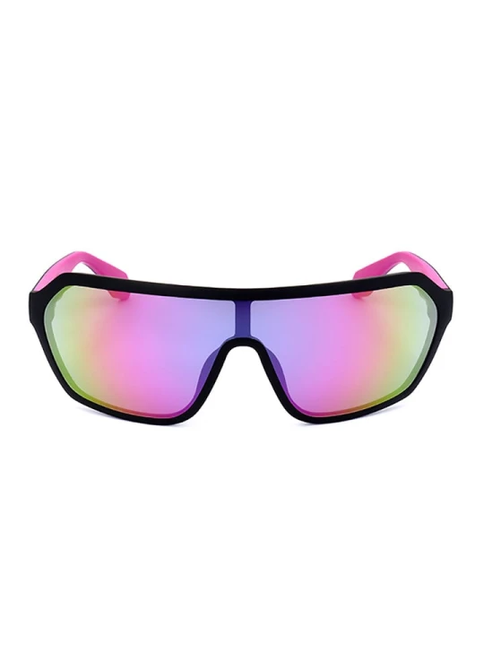 Zdjęcie produktu adidas Okulary przeciwsłoneczne unisex w kolorze czarno-różowo-zielonym rozmiar: onesize