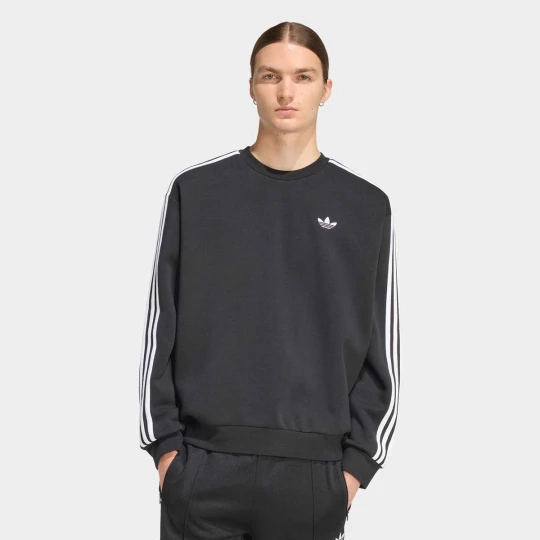 Zdjęcie produktu Adicolor 3-Stripes Oversized Crewneck adidas Originals czarny