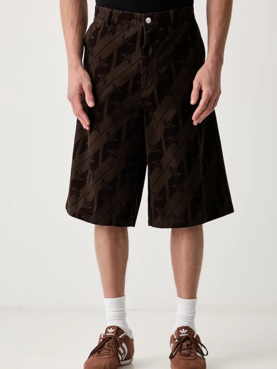 Zdjęcie produktu adidas Originals bermudy męskie bawełniane Monogram brązowy