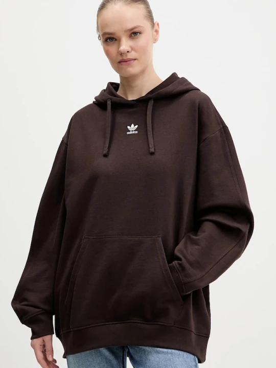 Zdjęcie produktu adidas Originals bluza bawełniana brązowy