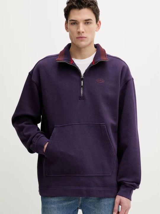 Zdjęcie produktu adidas Originals bluza bawełniana fioletowy