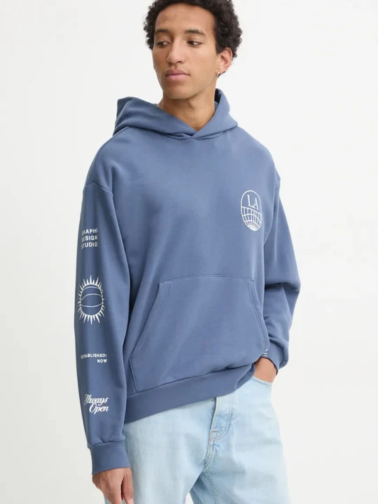Zdjęcie produktu adidas Originals bluza bawełniana niebieski