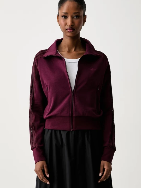 Zdjęcie produktu adidas Originals bluza rozpinana damska FIREBIRD LACETT bordowy