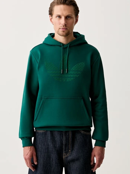 Zdjęcie produktu adidas Originals bluza z kapturem męska z bawełną MONOGRAM HD zielony