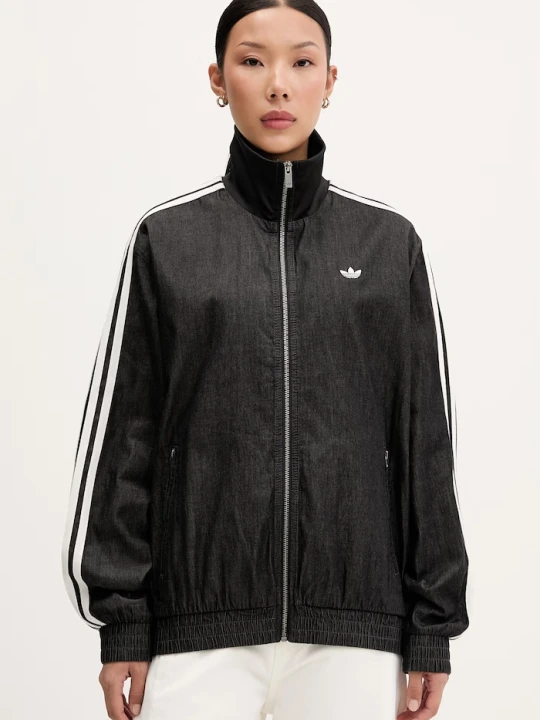 Zdjęcie produktu adidas Originals bluza rozpinana damska bawełniana czarny