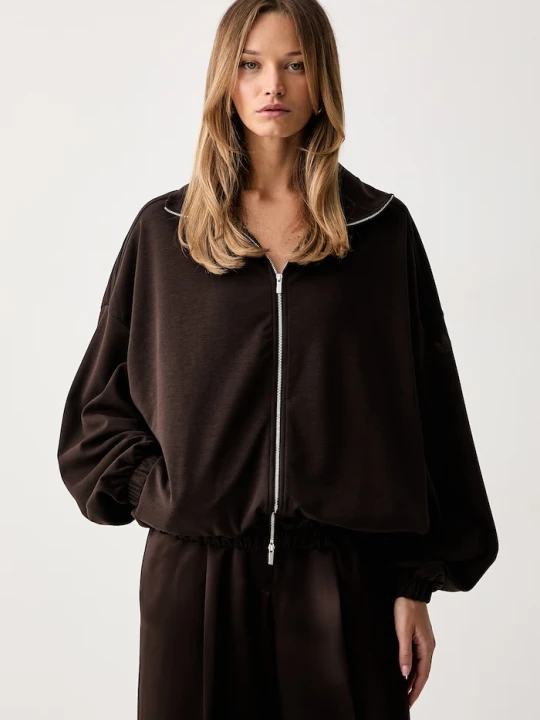 Zdjęcie produktu adidas Originals bluza rozpinana damska brązowy