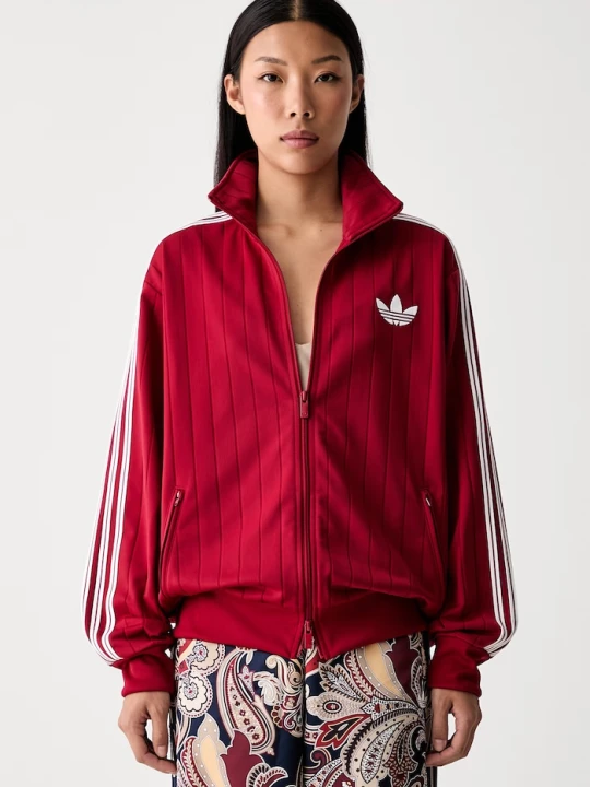 Zdjęcie produktu adidas Originals bluza rozpinana damska Firebird czerwony
