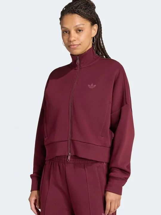 Zdjęcie produktu adidas Originals bluza rozpinana damska Spacer bordowy