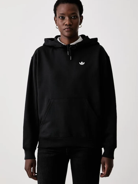 Zdjęcie produktu adidas Originals bluza z kapturem damska z bawełną Essentials czarny