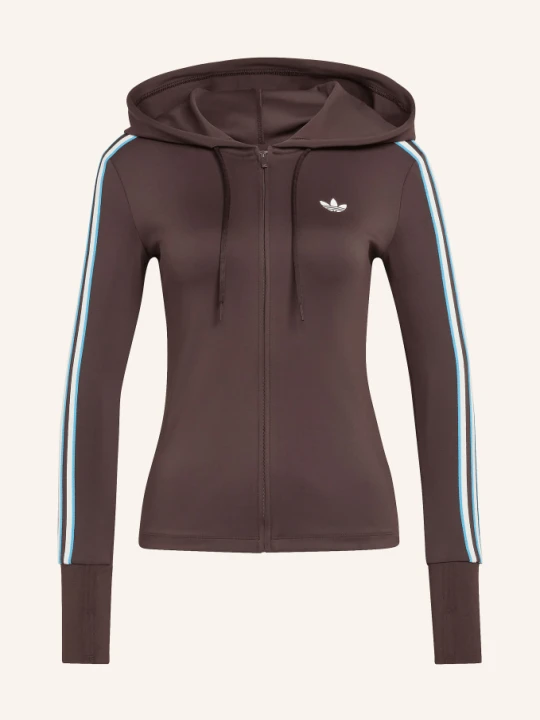 Zdjęcie produktu Adidas Originals Bluza Z Kapturem Hooded Trefoil Zipper braun CIEMNOBRĄZOWY