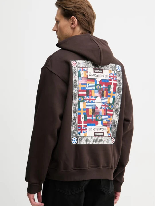 Zdjęcie produktu adidas Originals bluza z kapturem męska brązowy