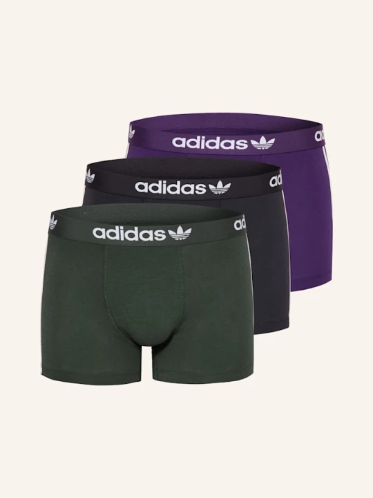 Zdjęcie produktu Adidas Originals Bokserki Comfort Flex Cotton 3-Stripes, 3 Szt. grau szary